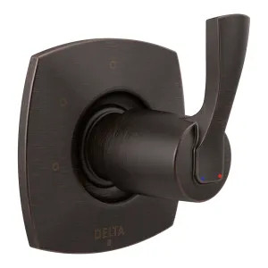 Delta T11876-RB Delta Stryke 3-Function Diverter Valve Trim, Lever Handle, 2-Port, Venetian Bronze - T11876-RB