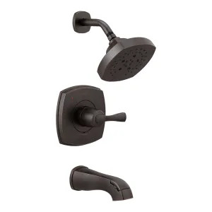 Delta T14476-RB Delta Stryke Monitor 14 Series H2Okinetic Tub/Shower Faucet with 5-Setting Showerhead, Single-Handle, 1.75 GPM, Lever Handle, Venetian Bronze - T14476-RB