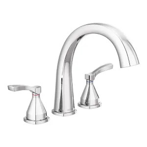 Delta T2777 Delta Stryke Two-Handle Roman Tub Faucet Trim, High Arc Spout, Lever Handles, Chrome - T2777