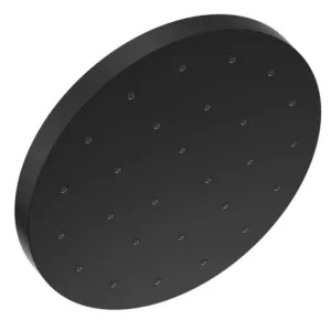 Delta 52160-BL25 Delta Universal Showering Single-Setting Raincan Shower Head, 2.5 GPM, Matte Black - 52160-BL25