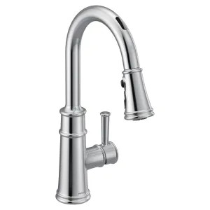 Moen 7260EVC Moen Belfield Smart Single Handle Pull-Down High Arc Kitchen Faucet, Chrome - 7260EVC