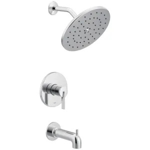 Moen UT3363 Moen Cia M-Core 3-Series Tub/Shower Faucet with 2.5 GPM Rainshower, 1-Function, Single Lever Handle, M-PACT, Immersion, Chrome - UT3363