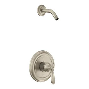 Moen UT2152NHBN Moen Brantford M-Core 2-Series Single-Handle Shower Faucet, Lever Handle, M-PACT, Less Showerhead, Brushed Nickel - UT2152NHBN