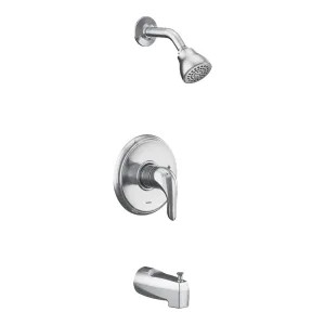 Moen UTL183EP Moen Chateau M-Core 2-Series Tub/Shower Faucet, 1.75 GPM, 1-Function, Single Lever Handle, M-PACT, Eco-Performance, Chrome - UTL183EP