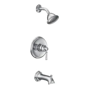 Moen UT2183EP Moen Dartmoor M-Core 2-Series Tub/Shower Faucet, 1.75 GPM, 1-Function, Single Lever Handle, Eco-Performance, Chrome - UT2183EP