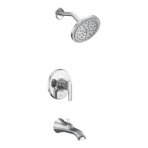 Moen UTS2203EP Moen Doux M-Core 2-Series Tub/Shower Faucet 1.75 Rainshower, 1-Function, Single Lever Handle, M-PACT, Immersion, Chrome - UTS2203EP