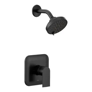 Moen UT2472EPBL Moen Genta LX M-Core 2-Series Single-Handle Shower Faucet, Six-Function, 1.75 GPM, Lever Handle, Eco-Performance, Matte Black - UT2472EPBL