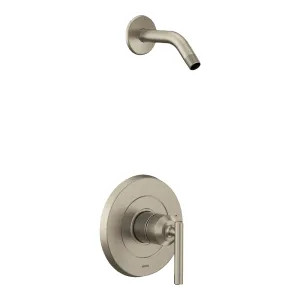 Moen UT2902NHBN Moen Gibson M-Core 2-Series Single-Handle Shower Faucet, Lever Handle, M-PACT, Less Showerhead, Brushed Nickel - UT2902NHBN