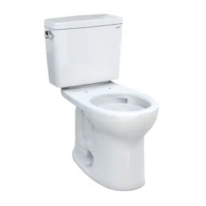Toto CST775CSFG#01 TOTO 21 Drake Round Two-Piece ADA Toilet, 1.6GPF, Cotton White - CST775CSFG#01