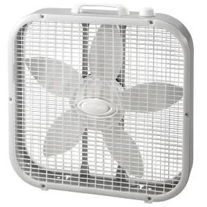   Lasko 20” 3-Speed White Cooling Box Fan with 1710 CFM - 3733