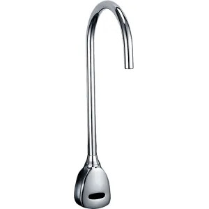 Delta 1500T4678 Delta 1500T4678 TECK Electronic Wall Mount Faucet, Hardwire, R35 Gooseneck, Laminar 1.5 gpm, Rec. Mount w/ Thermostatic Valve