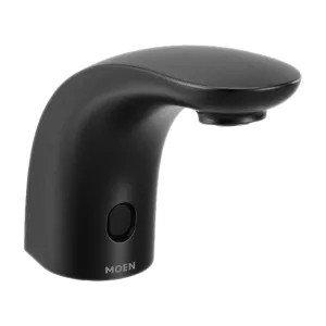 Moen CA8302BL Moen CA8302BL M-Power Sensor Operated Transitional Lavatory Faucet - Matte Black