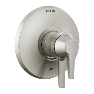 Delta T17072-SS-PR Delta Galeon Monitor 17 Series Two-Handle Valve Trim, Lever Handles, Lumicoat Stainless Steel - T17072-SS-PR