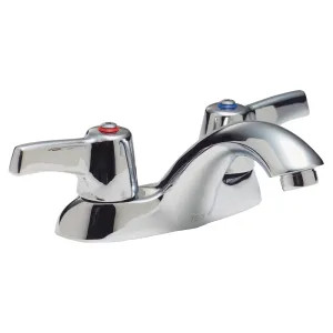 Delta 21C133 Delta 21C133 Tech 2-Handle Cast Centerset Lavatory Faucet, Hooded Lever, No Pop-Up Hole, VR Aerator, Chrome