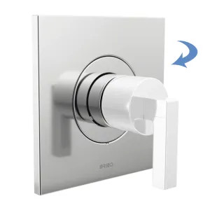 Brizo T66T022-PCLHP Brizo Frank Lloyd Wright Sensori Single-Handle Thermostatic Valve Trim, Less Handle, Polished Chrome - T66T022-PCLHP