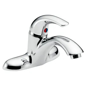 Delta 22C001 Delta 22C001 Tech Single Control Cast Centerset Lavatory Faucet, No Pop-Up, Vandal-Resistant Aerator Outlet, Chrome