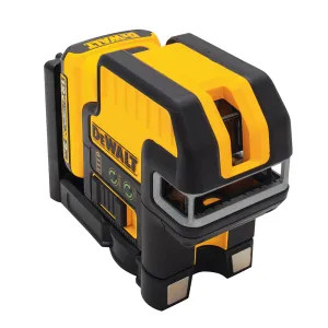  DW0825LG-QU DEWALT 20V MAX Cross Line Green Laser, Five Spot - DW0825LG-QU