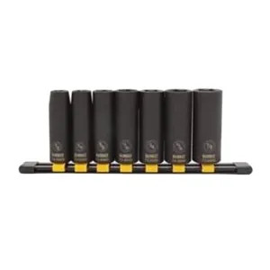  DWMT74448OSP DEWALT 7-Pieces, SAE, Deep Impact Socket Set - DWMT74448OSP 