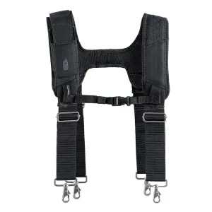 57400 Pull'R LoadBear Suspenders for Tool Belts, with Cellphone Holder and Shoulder Pads - 57400