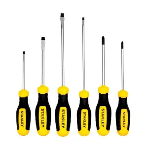  STHT60025 STANLEY 6-piece Screwdriver Set with Control Grip - STHT60025 