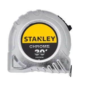  STHT30160W STANLEY 30ft Chrome Tape Measure - STHT30160W