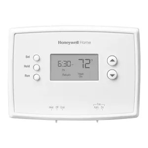  RTH221B1039/E1 Honeywell White Programmable Digital Thermostat, DIY Installation Capability - RTH221B1039/E1