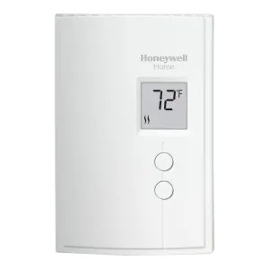  RLV3120A1005/E1 Honeywell 120/240 Volts Digital Non-programmable Silent Technology Eliminating Cicking Noise Thermostat, White - RLV3120A1005/E1