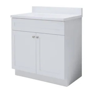 CXWVT3018 FOREMOST CXWVT3018 VANITY CASON FLT WHITE 30X18IN