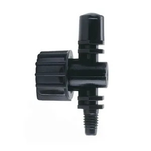  MIST-F/2S Rain Bird MIST-F/2S Drip Irrigation 10-32 Threaded Mister, Adjustable 360 Degrees Full Circle Pattern, 0 to 1.5' Spray Distance, 2-Pack - Black