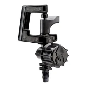 RS4PKSX Rain Bird RS4PKSX Drip Irrigation 10-32 Threaded C Frame Rotary Sprinkler, 360 Degrees Full Circle Pattern, 0-13' Spray Distance, 4-Pack - Black