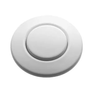 Insinkerator STC-WH InSinkErator STC-WH White Push Button For Top Sink Switch