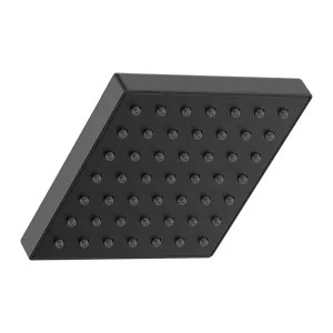 Delta RP101846BL Delta RP101846BL Modern Single-Function Square Showerhead - Matte Black