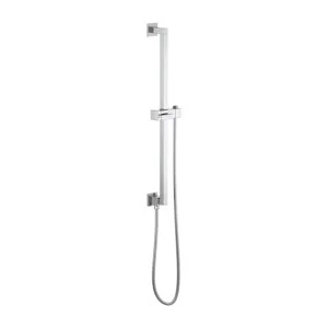 Brizo 74799-PC Brizo 74799-PC Essential Linear Square Slide Bar with Hose, Chrome - Less Hand Shower