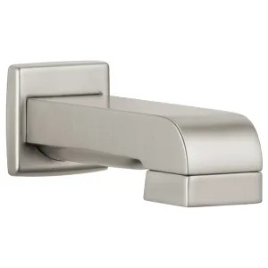 Brizo RP64084NK Brizo Siderna 6-inch Wall Mounted Brilliance Luxe Nickel Pull-down Diverter Tub Spout, Solid Brass, 1/2-inch Connection Size - RP64084NK