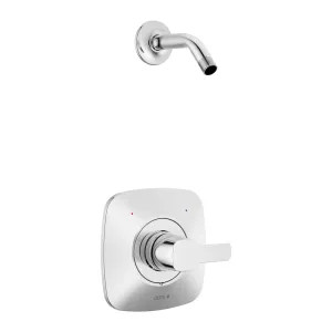Delta T142339-LHD-PP Delta Modern Monitor 14 Series Pressure-Balanced Single-Handle Shower Faucet, Lever Handle, ADA, Less Showerhead, Chrome, Project Pack - T142339-LHD-PP