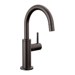 Delta 1930LF-H-RB Delta Contemporary Round Hot Water Faucet, Oil Rubbed Bronze - 1930LF-H-RB
