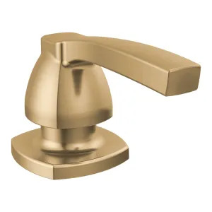Delta RP101629CZPR Delta Stryke 13oz Soap and Lotion Dispenser, Metal, Transitional, Counter-Mount, Champagne Bronze - RP101629CZPR