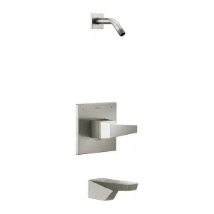 Delta T14443-SS-PR-LHD Delta Trillian Monitor 14 Series Single-Handle Tub/Shower Faucet, Lever Handle, Less Showerhead, Lumicoat, Stainless - T14443-SS-PR-LHD