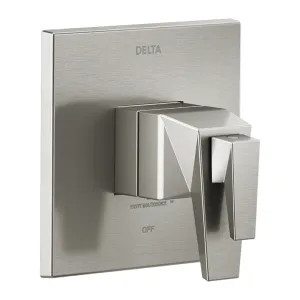 Delta T17T043-SS-PR Delta Trillian TempAssure 17T Series Two-Handle Valve Trim, Lever Handles, Lumicoat Stainless Steel - T17T043-SS-PR