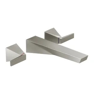 Delta T3543LF-SS-PR-WL Delta Trillian Wall-Mount Stainless Lavatory Faucet Trim for 8
