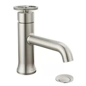Delta 558-SSMPU-DST Delta Trinsic Single-Handle Bathroom Faucet w/ Metal Pop-Up, 1.2 GPM, Stainless - 558-SSMPU-DST