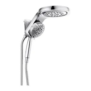 Delta 58680-PR Delta HydroRain 5-Setting Two-In-One 1.75 GPM Shower Head with  Handshower, H2Okinetic Technology, WaterSense, Lumicoat Chrome - 58680-PR