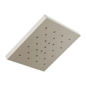 Delta 52161-SS Delta H2Okinetic Touch-Clean Square Raincan Shower Head with UltraSoak Spray, 1.75 GPM, Stainless Steel - 52161-SS