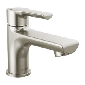 Peerless P1512LF-BN Peerless Flute Single-Hole Bathroom Faucet with 50/50 Pop-Up Drain, Single-Handle, 1.0 GPM, Lever Handle, ADA, WaterSense, Brushed Nickel - P1512LF-BN