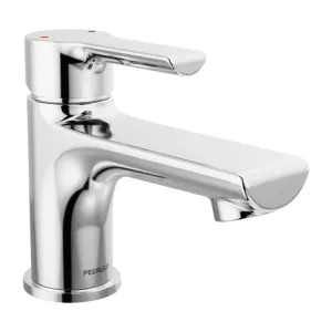 Peerless P1512LF Peerless Flute Single-Hole Bathroom Faucet with 50/50 Pop-Up Drain, Single-Handle, 1.0 GPM, Lever Handle, ADA, WaterSense, Chrome - P1512LF