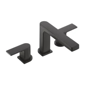 Peerless PTT4319-BL Peerless Xander Roman Tub Faucet Trim Kit, Matte Black, Two Lever Handles, Deck-Mounted, 7-15/16in Spout Reach, 3-hole, 8-16-inch Installations - PTT4319-BL