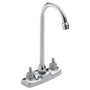 Delta 2172LF-LHP Delta Classic 2172LF-LHP Chrome 2 Handle Blade Bar/Prep Faucet