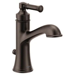 Moen 6803ORB Moen Dartmoor Single-Handle High Arc Bathroom Faucet with Metal Pop-Up, 1.2 GPM, Pivot Action Lever Handle, Oil-Rubbed Bronze - 6803ORB