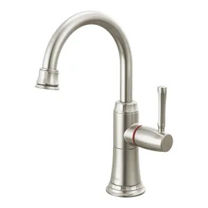 Brizo 61358LF-H-SS Brizo Tulham One-Handle Instant Hot Water Faucet, Stainless Steel - 61358LF-H-SS