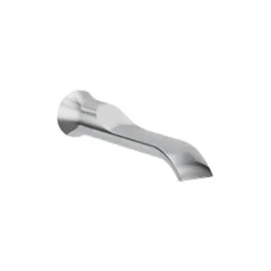 Moen TFS3836 Moen Doux Wall Mounted Chrome Non-Diverter Tub Spout, 1/2-inch Connection Size, M-PACT Valve System - TFS3836